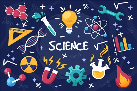 手绘科学教育背景 手绘科学教育背景