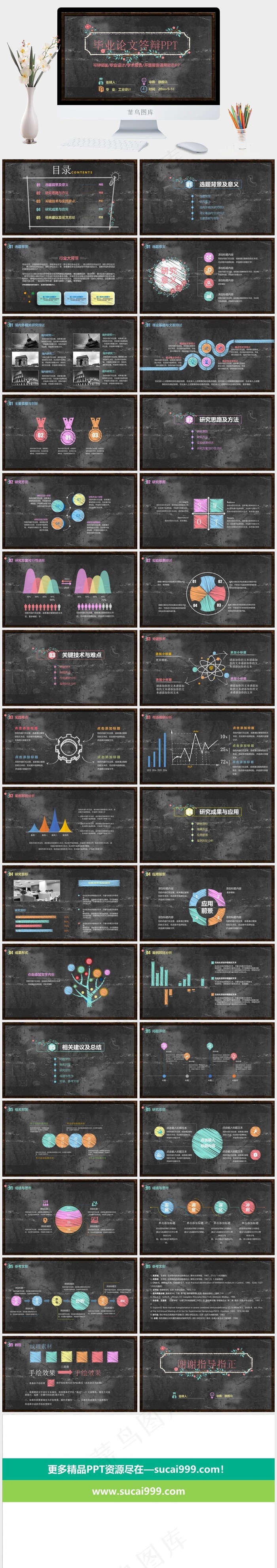 总结
灰色营销PPT模板