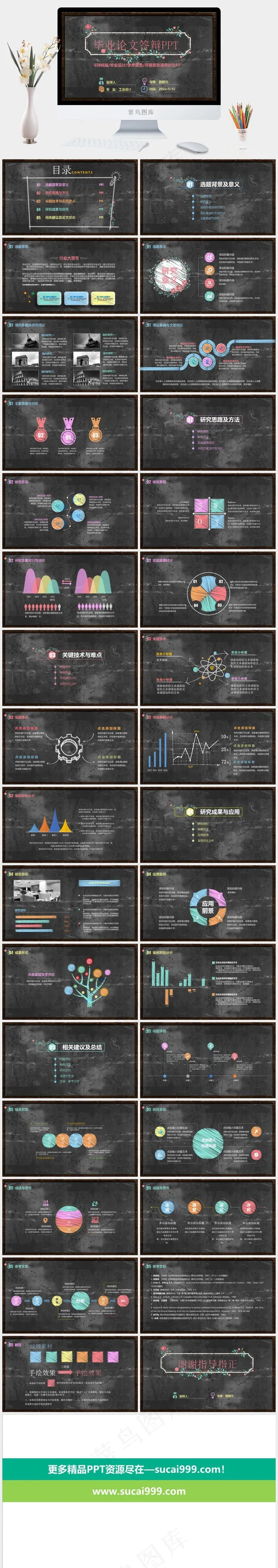 总结
灰色营销PPT模板