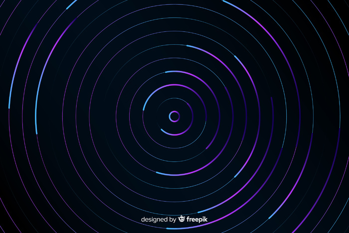 抽象彩色圆圈背景
