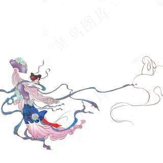 中秋节嫦娥玉兔