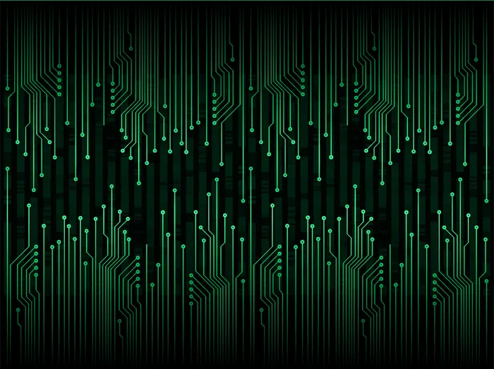 绿色网络电路未来技术概念背景eps,ai矢量模版下载
