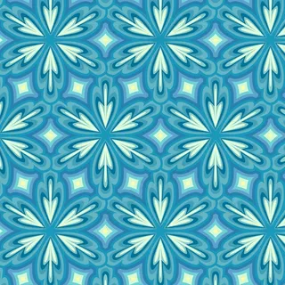 几何蓝色 groovy 图案