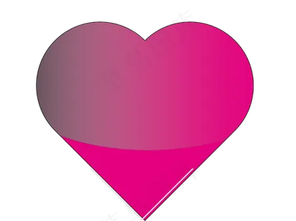 七夕节粉红色桃心免抠图