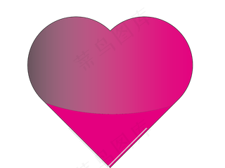 七夕节粉红色桃心免抠图