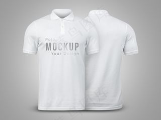 前后白色马球模型样机