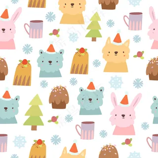 可爱的冬季图案 可爱的冬季图案