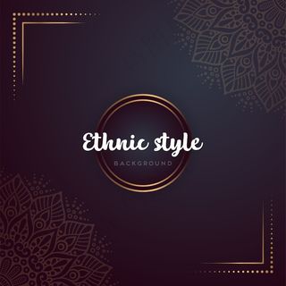 曼陀罗金色背景