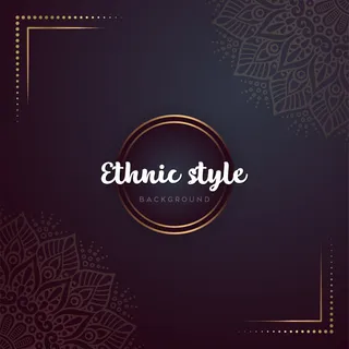 曼陀罗金色背景