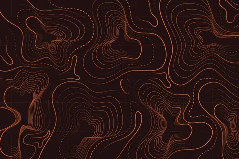 地形图背景概念