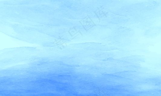 渐变蓝色水彩背景
