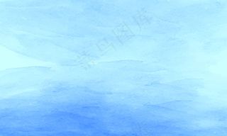 渐变蓝色水彩背景