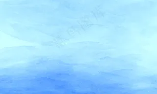 渐变蓝色水彩背景