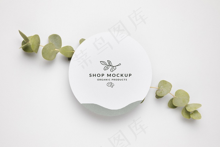 顶视图商店实体模型样机概念psd模版下载