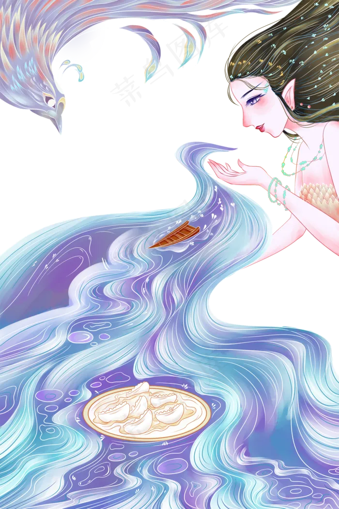 立冬雪精灵(2000X2999(DPI:300))psd模版下载