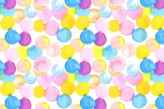 点画抽象水彩无缝图案