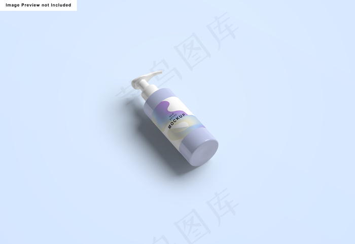 洗手液瓶模型样机psd模版下载