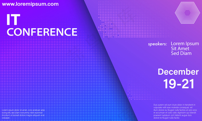 会议模板。科学大会。