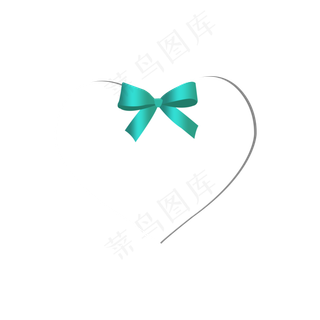 卡通手绘小清新七夕情人节婚礼蓝