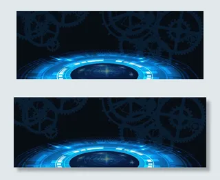 淘宝科技蓝数码家电剃须刀banner