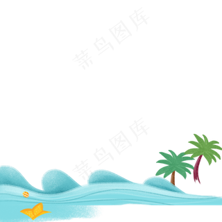 蓝色的海洋免抠图