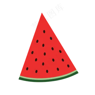 夏季美味水果西瓜元素