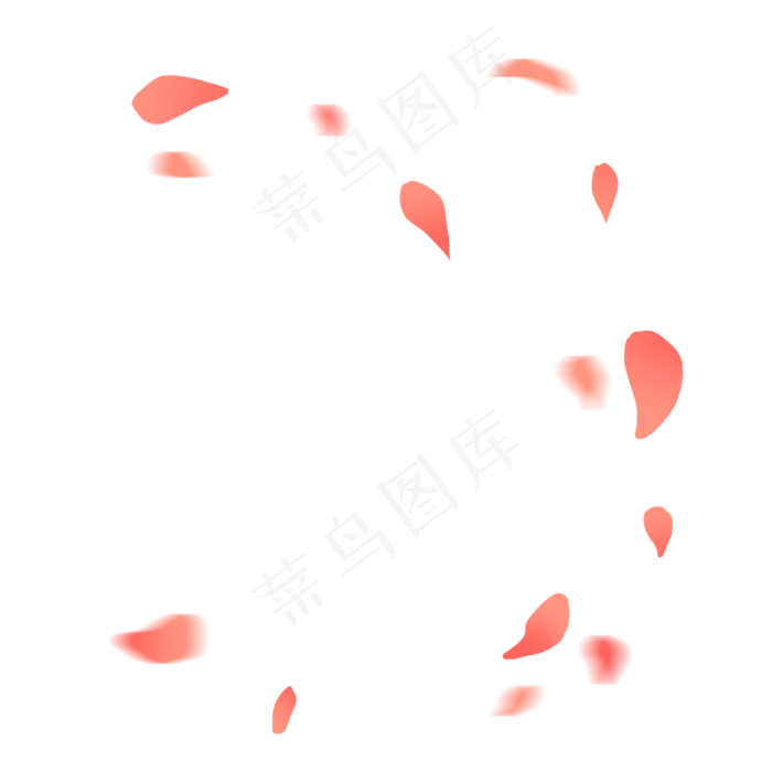 浅粉色可爱小清新唯美花瓣(2000X2000(DPI:300))psd模版下载