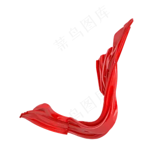 飞舞的旗子装饰