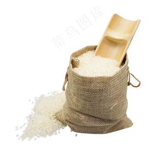 白色大米粮食,免抠元素