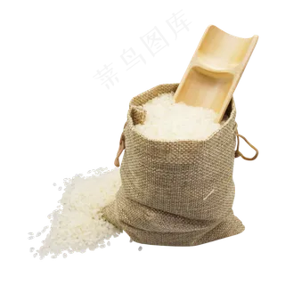 白色大米粮食,免抠元素