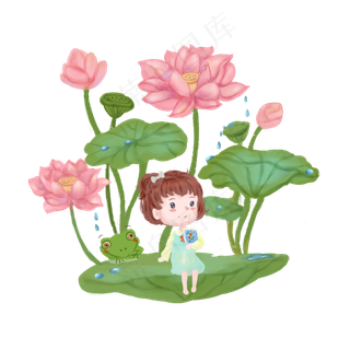 荷花清香扑鼻而来