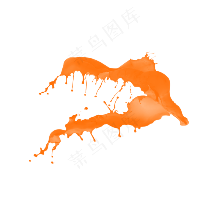 果汁橙汁飞溅,免抠元素(2000X2000(DPI:300))psd模版下载