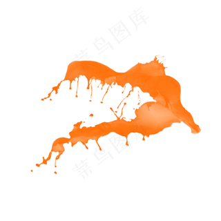 果汁橙汁飞溅,免抠元素