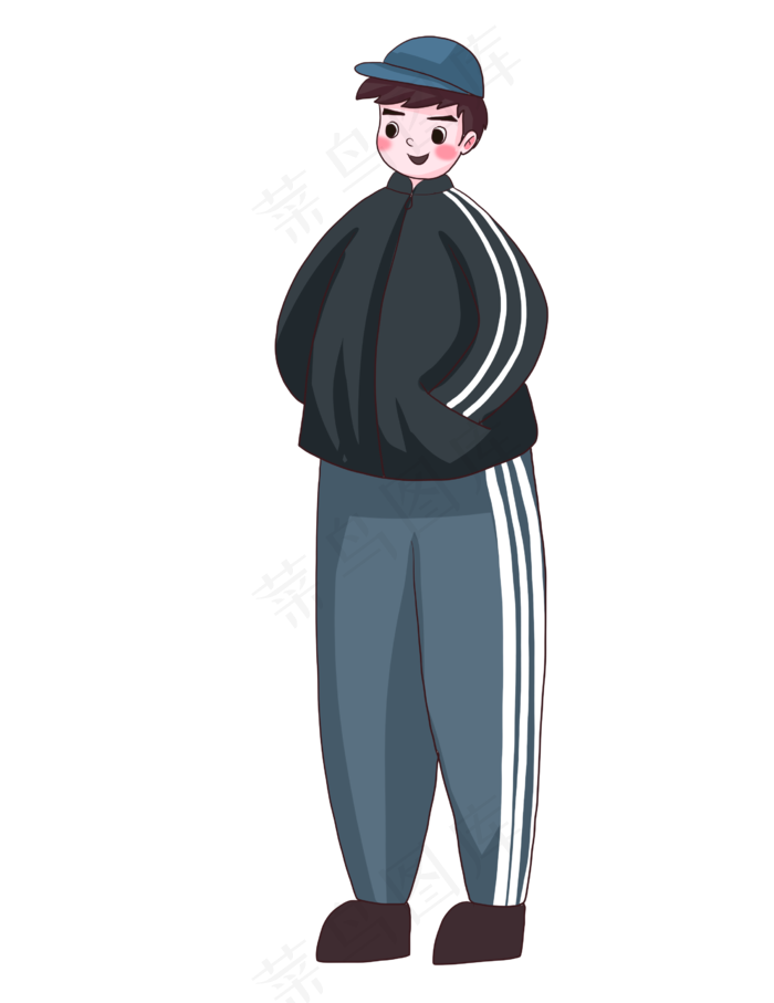 五四青年节男子人物(2551X3307(DPI:300))psd模版下载