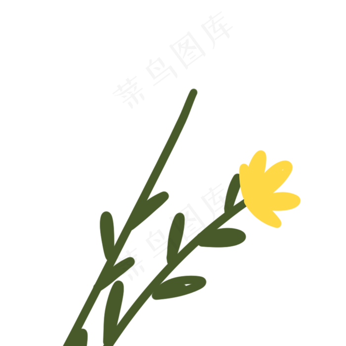 卡通植物花朵下载(2000X2000(DPI:300))psd模版下载
