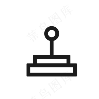 黑色印章图标免抠图