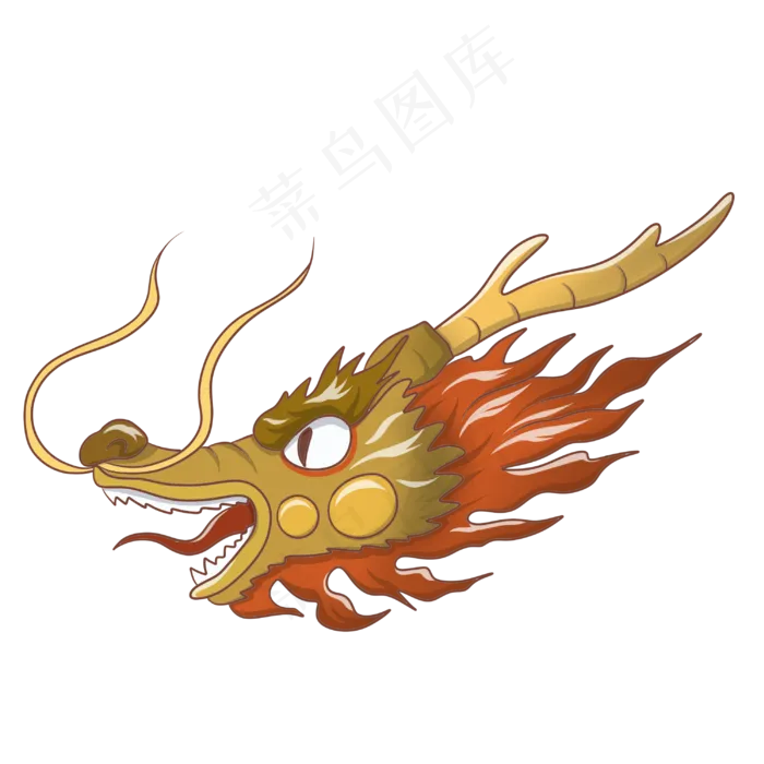 十二生肖龙头端午(3000X3000(DPI:300))psd模版下载