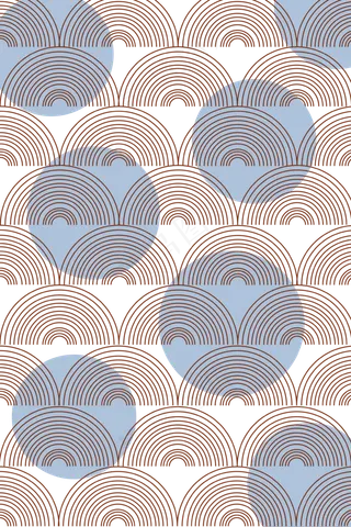 东方几何线条底纹印花,免抠元素