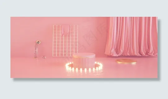 淘宝电商展台banner