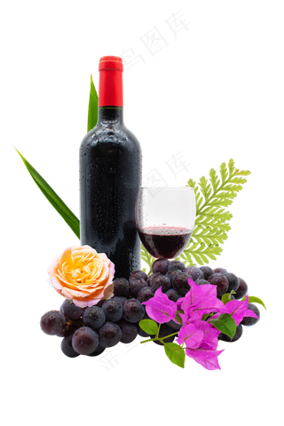 紫色水果葡萄酒