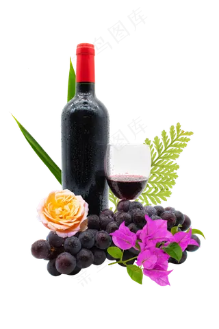 紫色水果葡萄酒