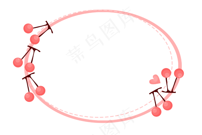 红色樱桃对话框(3000X2000(DPI:300))psd模版下载