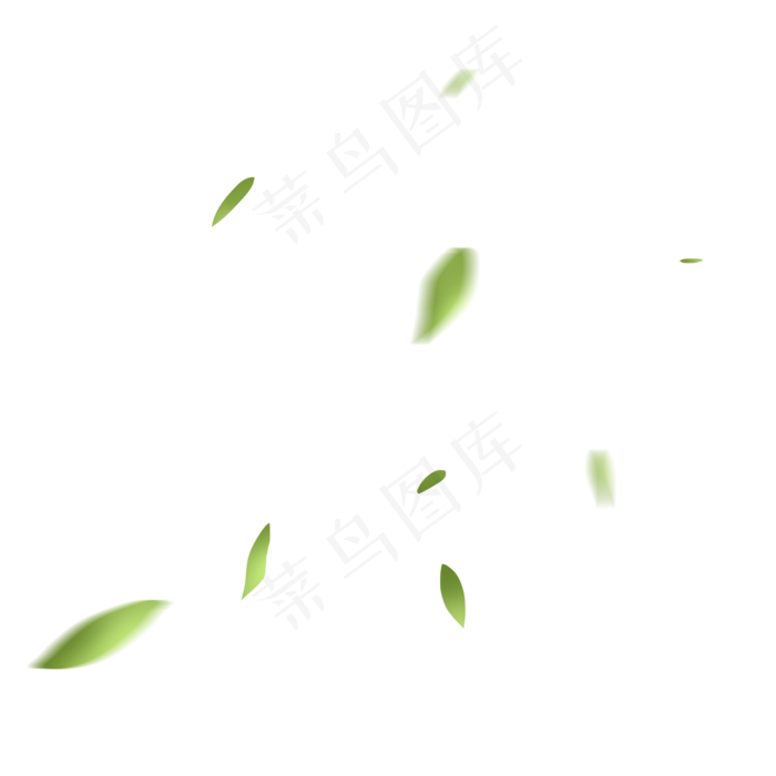 绿色树叶,免抠元素