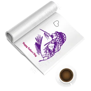 手绘书本设计素材