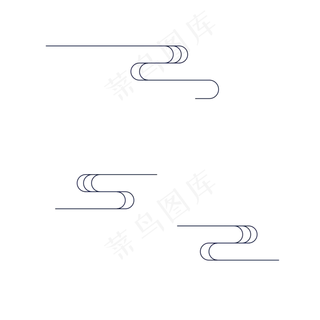 中国风云纹漂浮素材免费下载,免抠元素