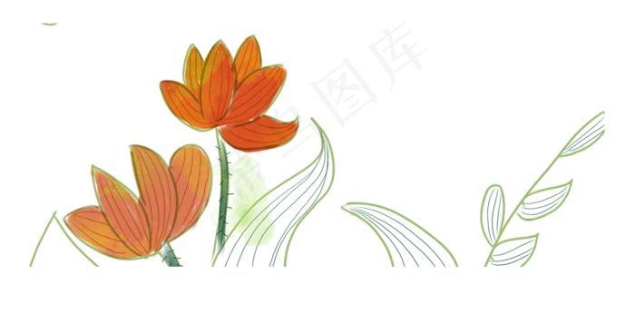 两朵荷花(1507X744(DPI:300))psd模版下载