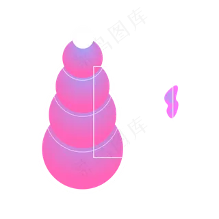 618电商流体渐变主题装饰素材