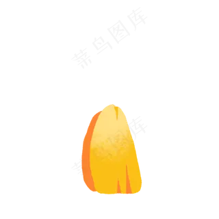 黄色的水果免抠图