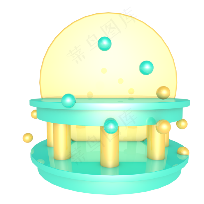 C4D618促销舞台(2000*2000px 300 dpi )
