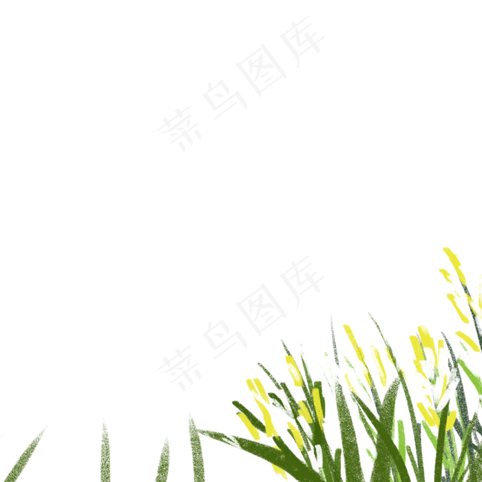 春天绿色植物下载(2000X2000(DPI:300))psd模版下载
